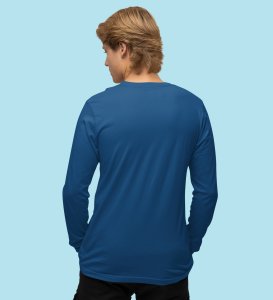 Santa And His Friends: Unwrap Joy withBlue Full Sleeve T-shirt- Durable Design for Festive Gifts For Boys Girls