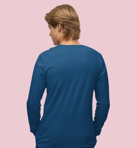 Christmas Cheer Later Chilled Beer: Humorously DesignedFull Sleeve T-shirt Blue Perfect Gift For Secret Santa