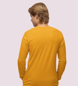 Snowman Sharmaji: Funny DesignerFull Sleeve T-shirt Yellow Perfect Gift For Secret Santa