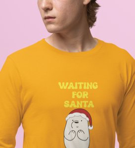 Waiting For Santa| Christmas ThemedFull Sleeve T-shirt | BestFull Sleeve T-shirts for Boys Girls