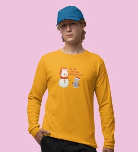 Society Against Santa: Unique DesignedFull Sleeve T-shirt Yellow Best Gifts For Secret Santa
