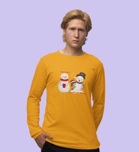 Funny Snowman: Best Comic DesignedFull Sleeve T-shirt by (brands) Perfect Gift For Kids