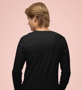 Goofy & Young Santa:Best DesignerFull Sleeve T-shirt Black Perfect Gift For Boys Girls