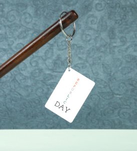 Patriotic Republic Day White Men Printed Key-Chain