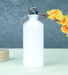 Proud Indian White Printed Water Bottle For gifts Water Bottle