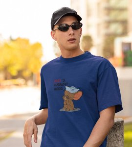 Bad Year Ending Blue New Year Printed T-shirt For Mens