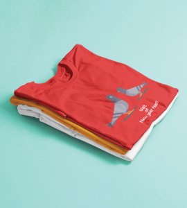 Happy New Year Oyee! Red New Year Printed T-shirt For Mens