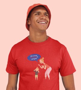 No Plans For New Year Red New Year Printed T-shirt For Mens