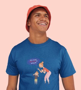 Go Enjoy Your Party BluePrinted T-shirt For Mens On New Year Theme