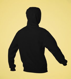 Come Faster 2024,  Black Printed Hoodies For Mens On New Year Theme