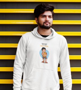 No Plans For New Year,  White New Year Printed Hoodies For Mens