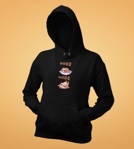 Sleep More,  Black Graphic Printed Hoodies For Mens Boys