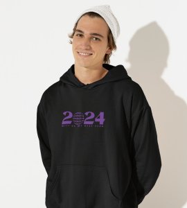 2024 The Best Year,  New Year Printed Hoodies For Mens