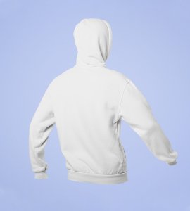 2024 New Year,  White Printed Hoodies For Mens On New Year Theme Best Gift For New Year