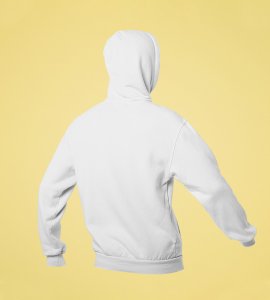 New Year New Resolution,  White Men Printed Hoodies For Mens Boys
