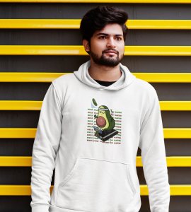 Next Year New Me,  White Men Printed Hoodies For Mens Boys