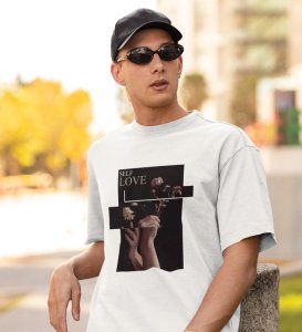 Pride, City Chic: Explore Fashion with White Oversized Round Neck T-Shirt for Men