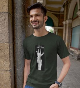 Innovation, Green Street Swagger: Men's Oversized Tee featuring Front Print Detail