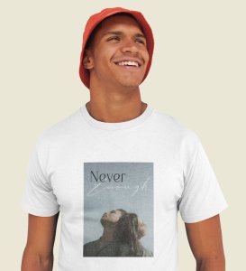 Inadequate, City Lights Collection: White Front Graphic Oversized Tee - Men's Style Defined