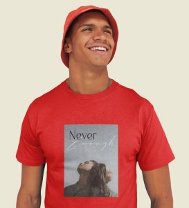 Inadequate, City Lights Collection: Red Front Graphic Oversized Tee - Men's Style Defined