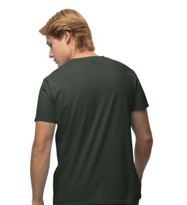 Devilish, City Pulse: Explore Green Trendy Front Print Tee - Men's Street Style