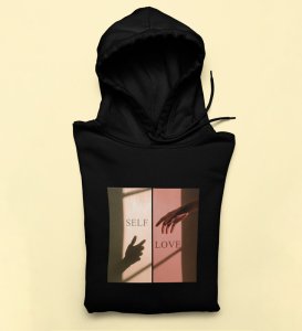 Amour Propre byBlack Signature Style: Front Printed Men's Hoodies - A Modern Statement