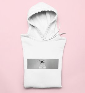 Luxor Route, Graphic Revolution:White Trendy Front Printed Hoodie - Men's Style Redefined
