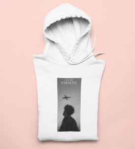 Riotous Peace, Urban Essentials: Elevate Everyday Style withWhite Front Graphic Hoodie