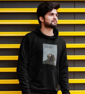 Inadequate, City Lights Collection:Black Front Graphic Hoodies - Men's Style Defined