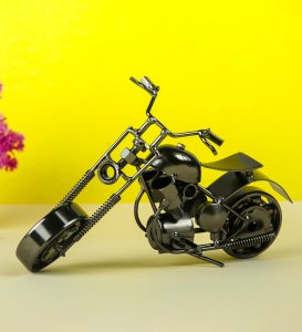 Amazing Unique Stainless Steel Cruiser Crafted Bike, Best For Gifting And Unique Showpiece