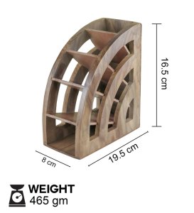 Wooden Handcrafted Multiple Remote Storage, Best For House Use