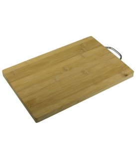 Wooden Chopping Board With Stainless Steel Handle, Best For Kitchen Use