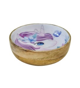 Wooden Unicorn Minakari Bowl Set Of 3, Best Minakari Bowls With Wooden Touch For Kitchen