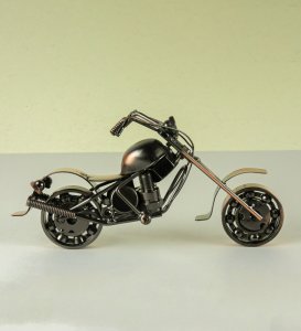 Amazing Unique Stainless Steel Cruiser Crafted Bike, Best For Gifting And Unique Showpiece