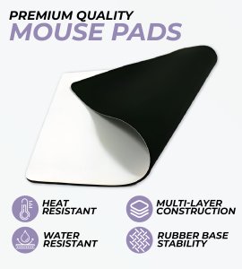 Panda Wants Bamboo: Attractive Printed Mouse Pad, Best Gift For Singles