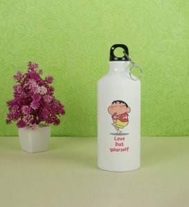 Self-Love :  Attractive Printed Aluminium Sipper/Water Bottle, Best Gift For Singles
Aluminium Bottle With Print