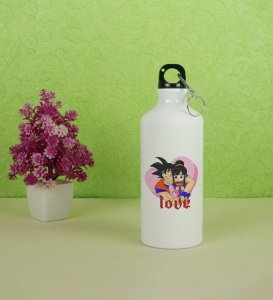 Love Is In Air: Attractive Printed Aluminium Sipper/Water Bottle, Best Gift For Singles
