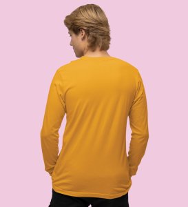 Te Amo: Sublimation Printed (yellow) Full Sleeve T-Shirt For Singles
