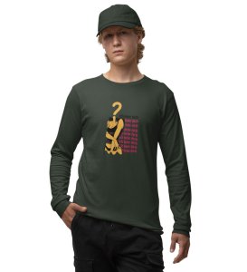 Fantasy Girl: Printed (green) Full Sleeve T-Shirt For Singles
