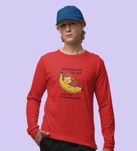I Love Myself: (red) Full Sleeve T-Shirt For Singles