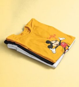 I Am Single Again (yellow) T-Shirt For Singles With Print