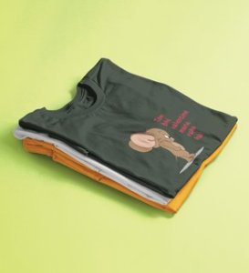 Even Tom Has A Valentine: (Green) T-Shirt For Singles With Print