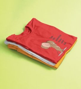 Even Tom Has A Valentine: (Red) T-Shirt For Singles With Print