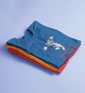 Tom Is Mad In Love: (Blue) T-Shirt For Singles