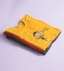 This Valentine I Am Safe: Sublimation Printed (yellow) T-Shirt For Singles