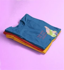 Take Me Out For Date: Amazingly Printed (Blue) T-Shirt For Singles