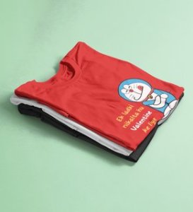 Michan's Lover: Printed (Red) T-Shirt For Singles