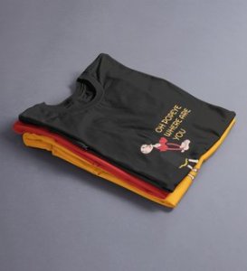 Someone's Searching: Printed (black) T-Shirt For Singles