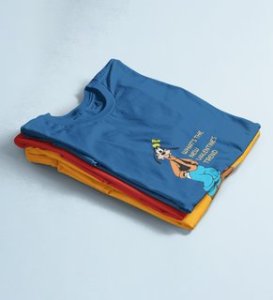 What's New? : Amazingly Printed (Blue) T-Shirt For Singles