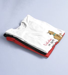 Should Go Out Somewhere: Printed (white) T-Shirt For Singles